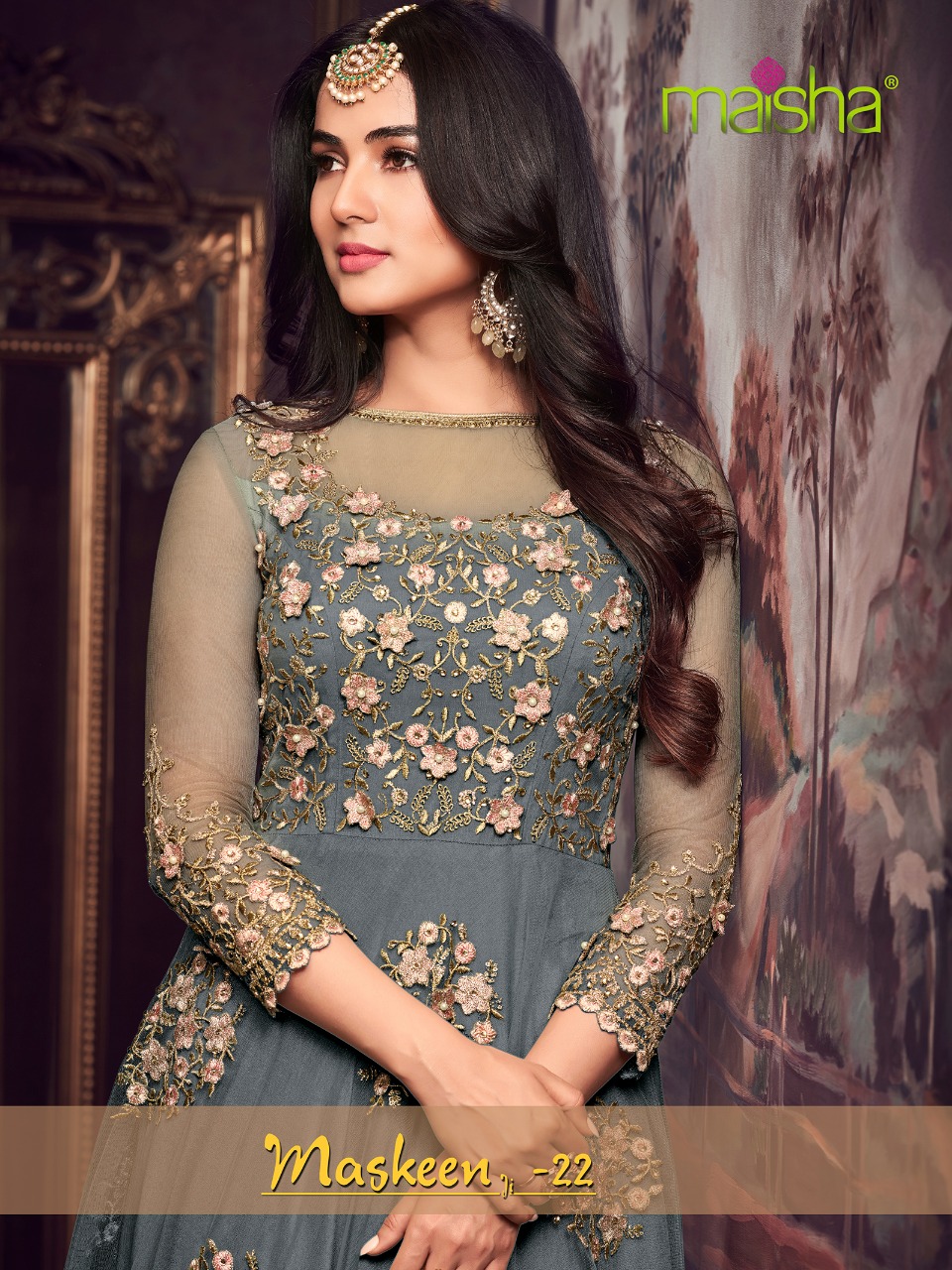 Maisha Maskeen Ji 22 5603 Colours Heavy Designer Party Wear Gown Suit Collection Wholesale Dealer An...