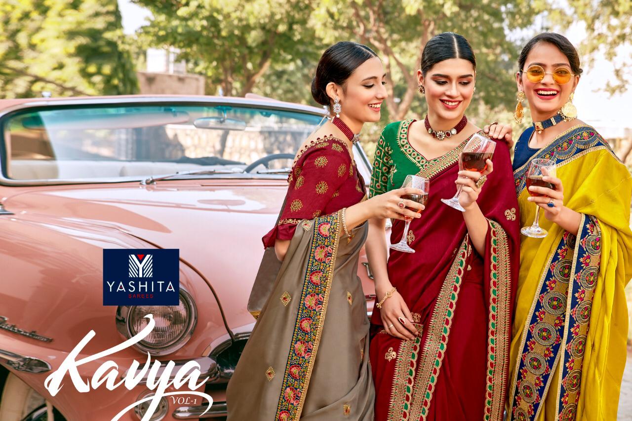 Kavya Vol 1 Series 1001 To 1011 By Yashita Wholesaler Supplier From Gujrat