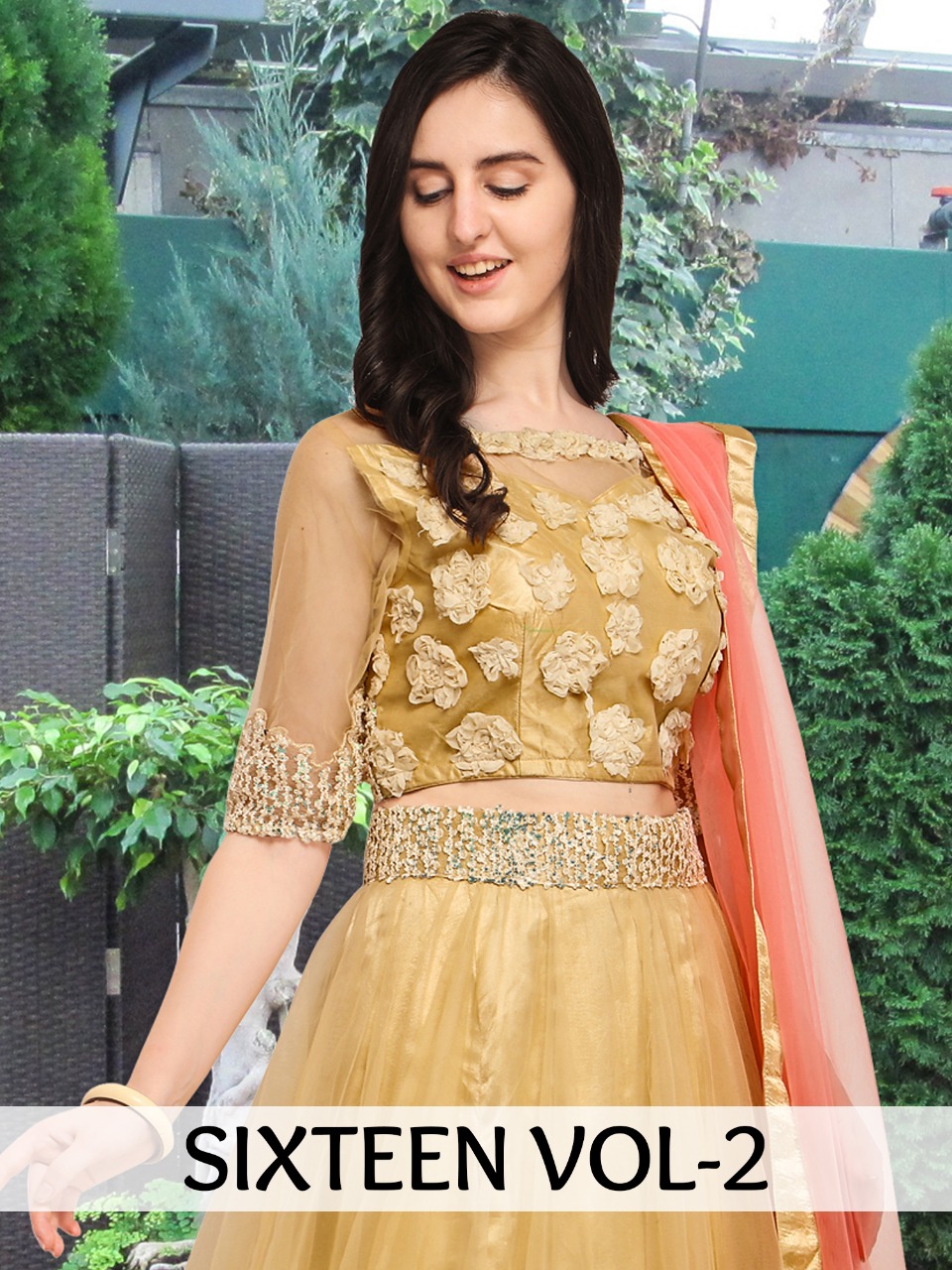 Sixteen Vol 2 Fancy Designer Party Wear Lehenga Choli Collection Wholesaler Surat