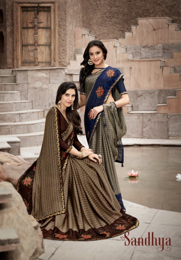 Shree Mathram Sandhya 3101 Series Designer Party Wear Sarees