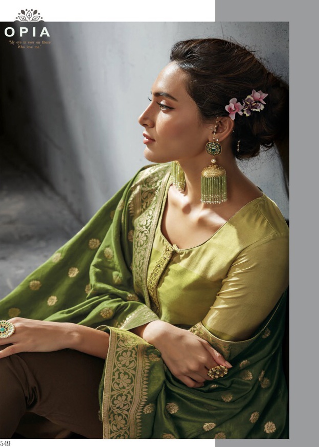 Opia By Ganga 6546 Series Fancy Pure Silk Salwar Kameez Catlog Wholesale Dealer And Supplier Surat