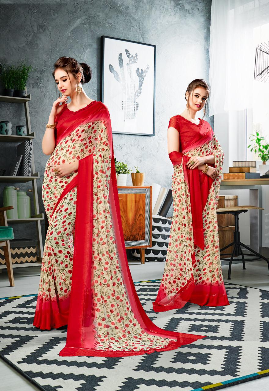 Pashmina Vol 12 By Priya Paridhi 45671 Series Fancy Satin Patta Printed Saree Catlog Wholesale Deale...