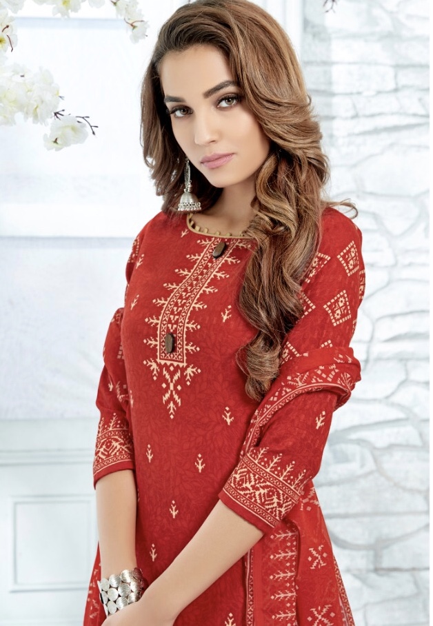 Zafrin By Levisha 1213 Series Fancy Pure Pashmina Jaquard Salwar Kameez Catlog Wholesale Dealer Sura...