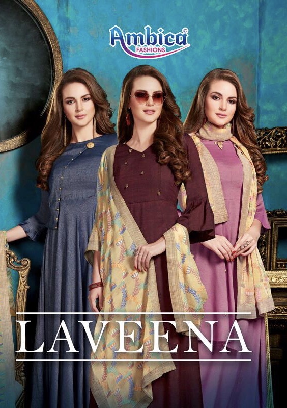 Laveena By Ambica 701 Series Fancy Designer Kurti With Dupatta Collection Wholesale Dealer Surat