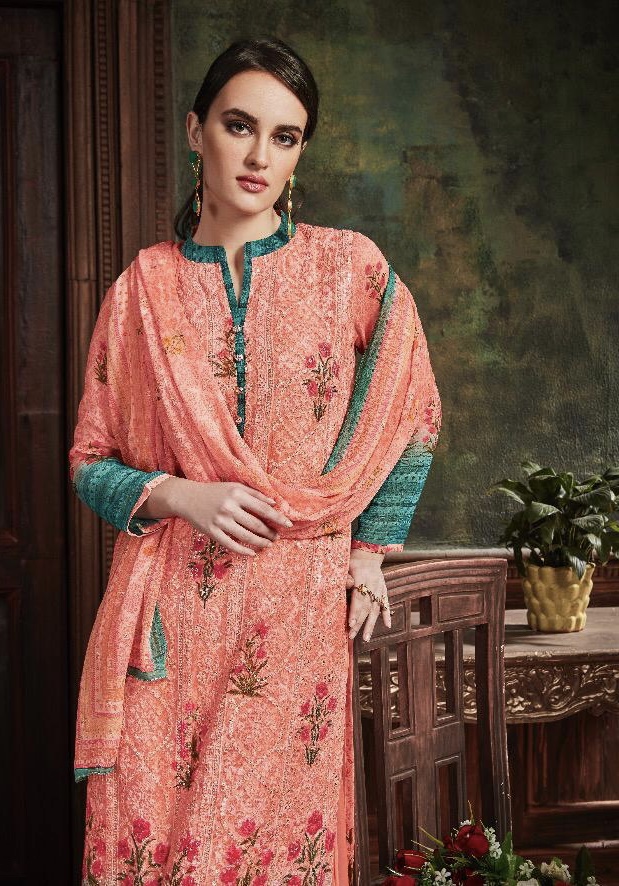 Kasturi By Relssa 4501 Series Designer Bemberg Georgette Salwar Kameez Catlog Wholesaler Surat