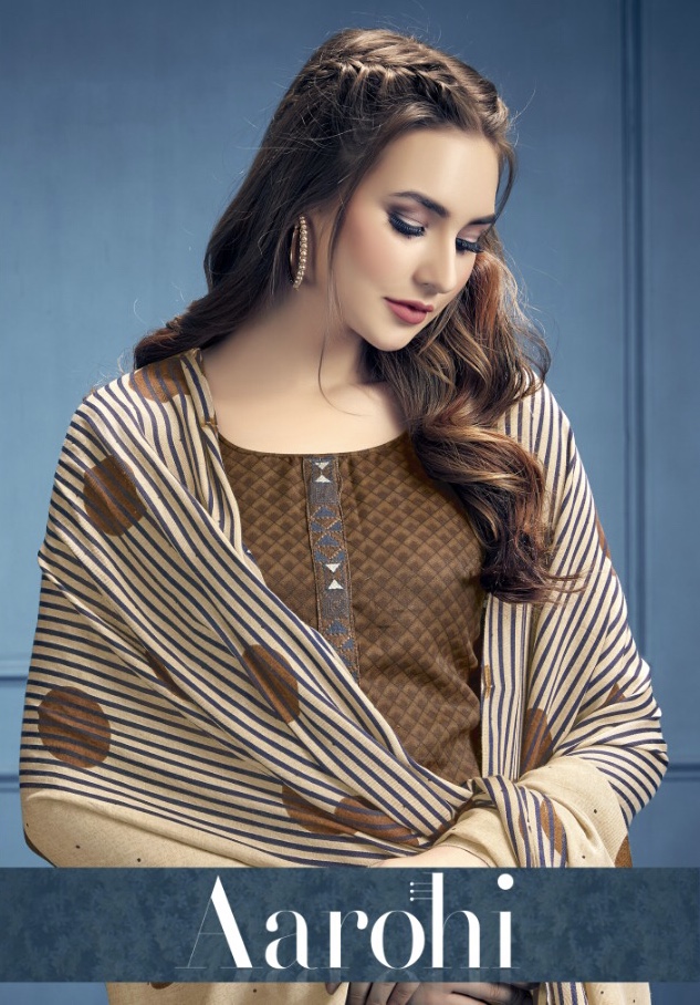 Aarohi By Kalyan Prints 1113 Series Fancy Pure Pashmina Printed Salwar Kameez Catlog Wholesaler Sura...