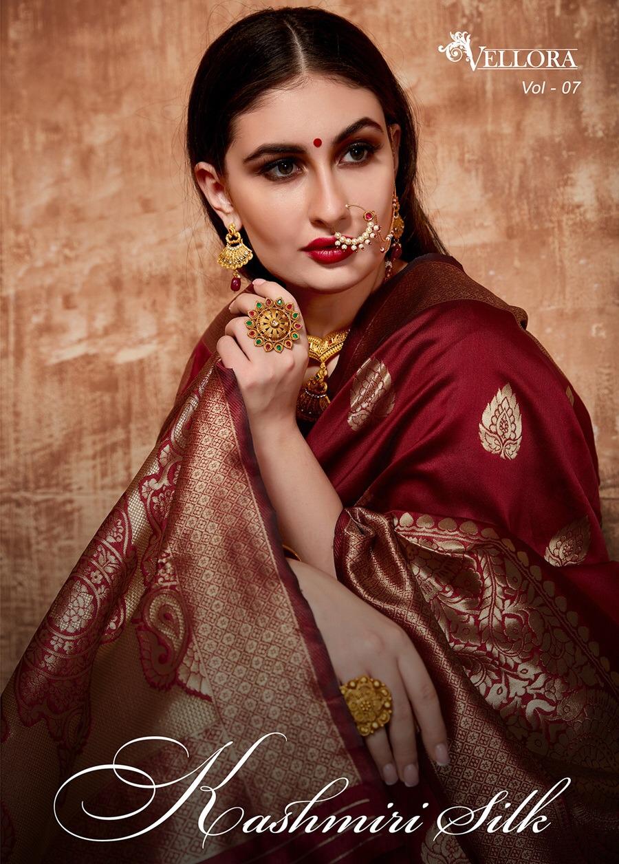 Kashmiri Silk Series 1701 To 1707 By Vellore Wholesaler Supplier From Gujrat