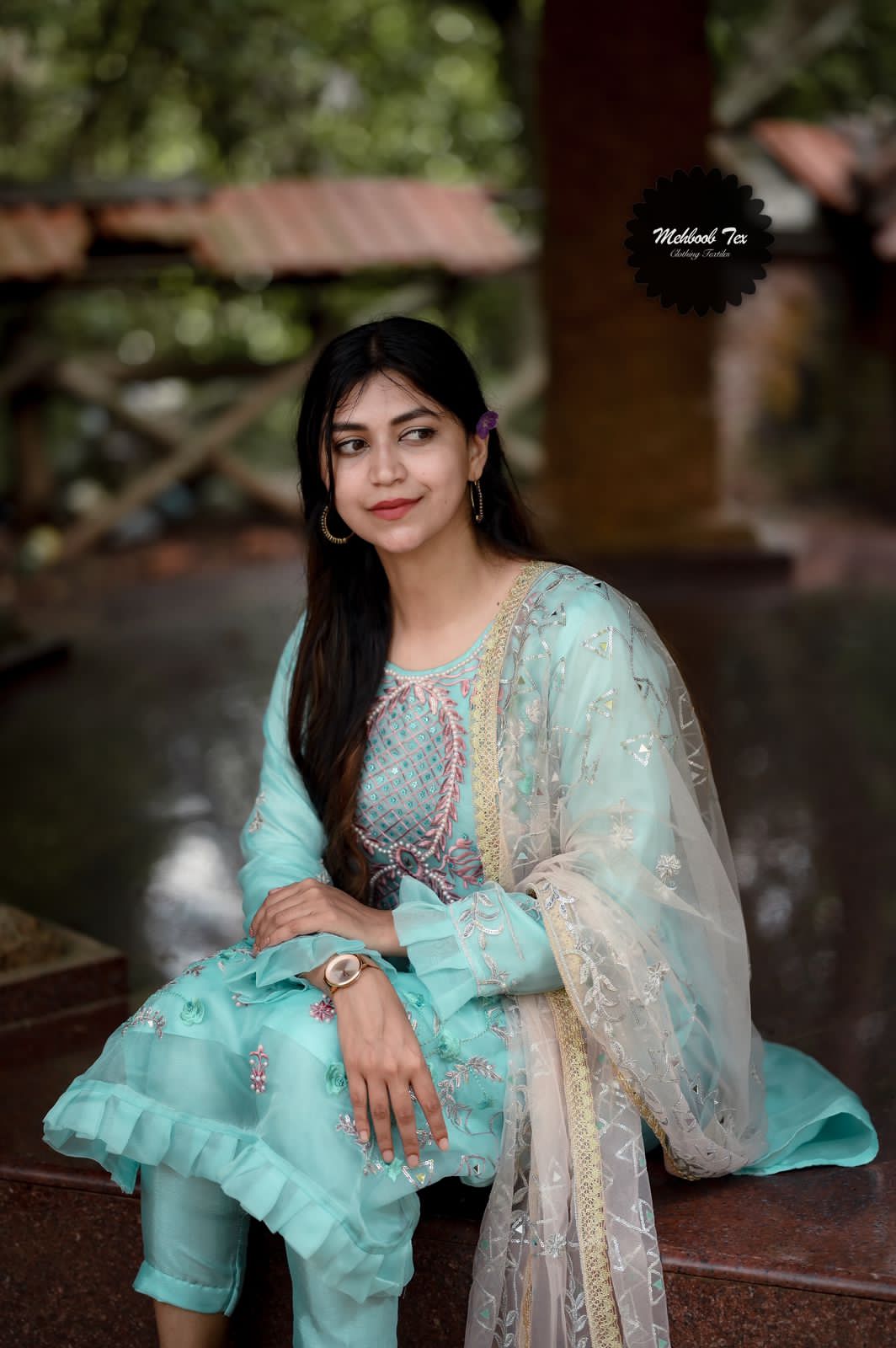 Mehboob Organza Pakistani Suits