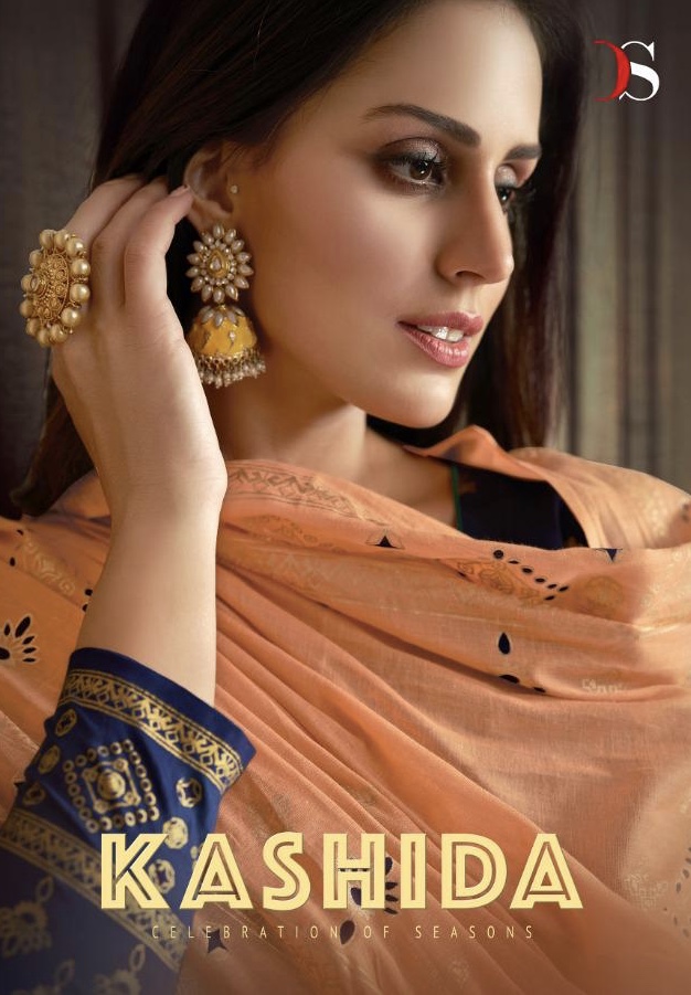 Kashida By Deepsy 33001 Series Fancy Jam Silk Cotton Salwar Kameez Catlog Wholeaaler Surat