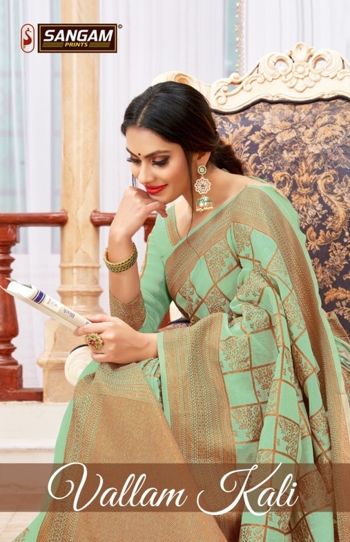 Vallam Kali By Sangam Prints Singles Available Dealer And Exporter Gujrat