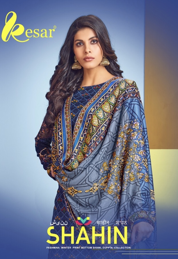 Shahin By Vijay Silk Mills Kesar 2601 Series Fancy Pure Pashmina Digital Printed Salwar Kameez Catlo...