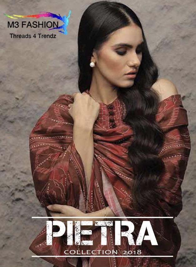 Pietra Collection 2018 By M3 Fashion 1001 Series Fancy Swiss Cotton Digital Printed Pakisrani Style ...