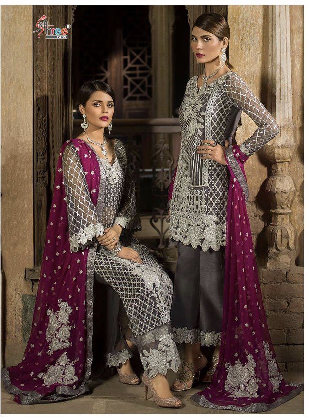 Zainab Chottani Luxury Formal Collection Vol 2 By Shree Fabs 7011 Series Fancy Designer Georgette Pa...
