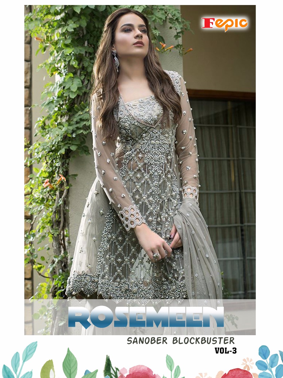 Rosemeen Senober Blockbuster Vol 3 By Fepic 0054 Colours Designer Pakistani Salwar Kmaeez Catlog Who...