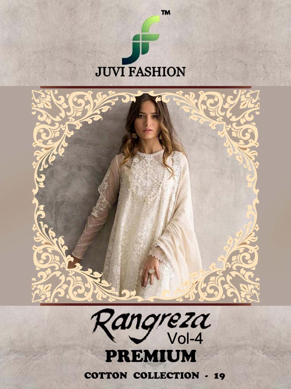 Rangreza Vol 4 Premium Cotton Collection 19 By Juvi Fashion 32001 Series Fancy Cambric Cotton Salwar...