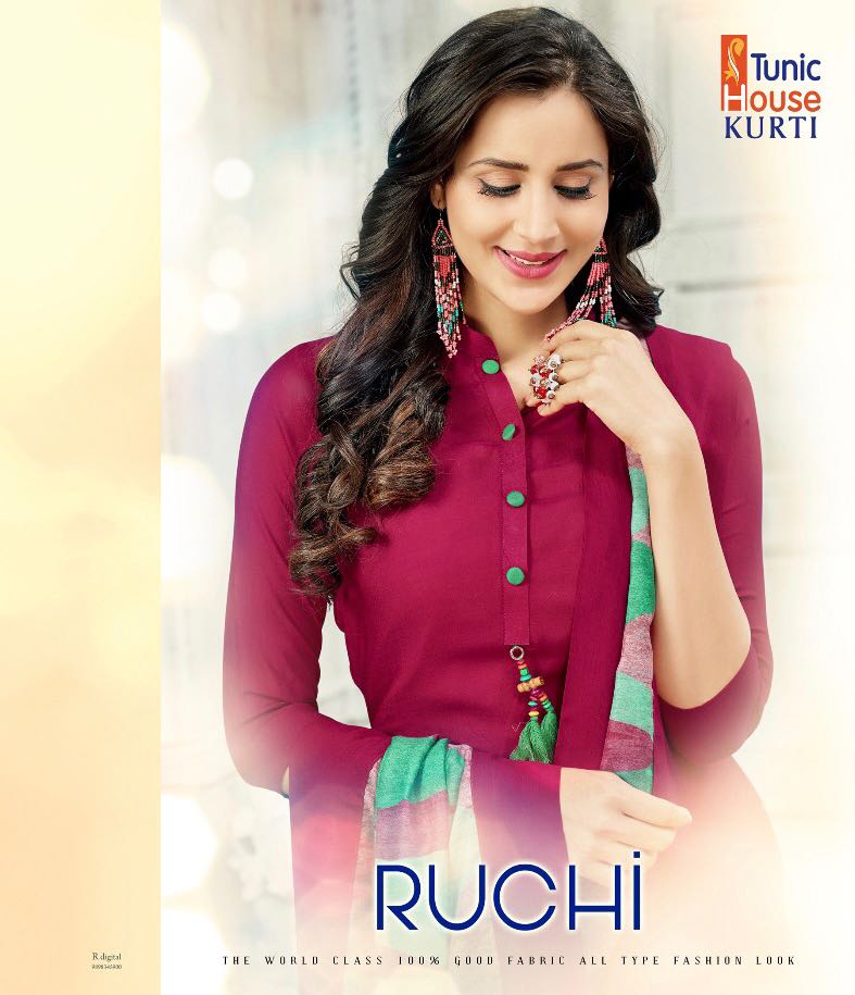 Tunic House Ruchi 15001 Series Pure Maslin Kurti Catlog Wholesale Dealer And Supplier Surat