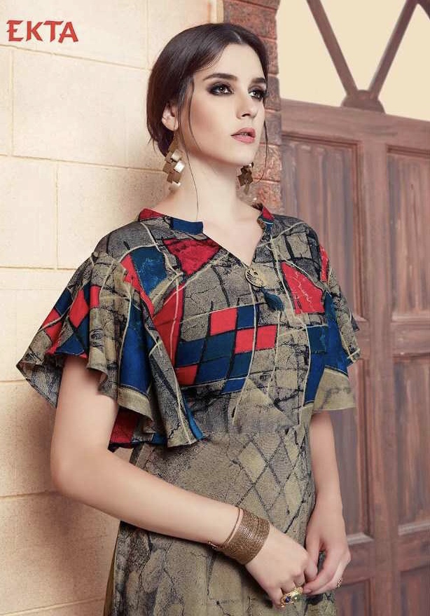 Kashvi Vol 3 By Ekta 301 Series Designer Kurti Catlog Wholesale Dealer Surat