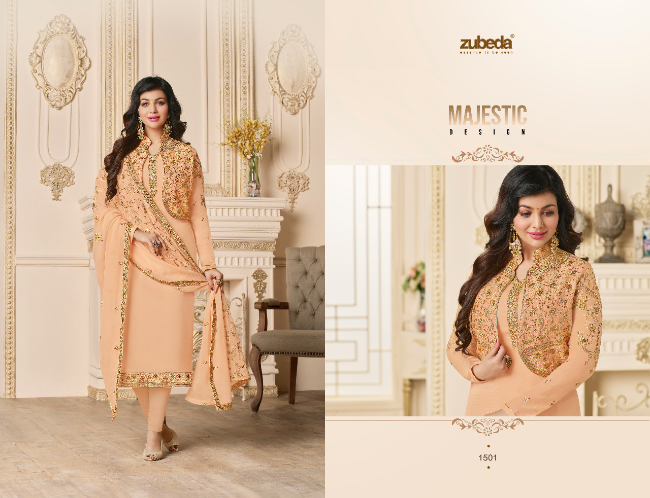 Zubeda Ruhab 1501 Series Designer Salwar Kameez Catlog Wholesale Dealer And Supplier Surat