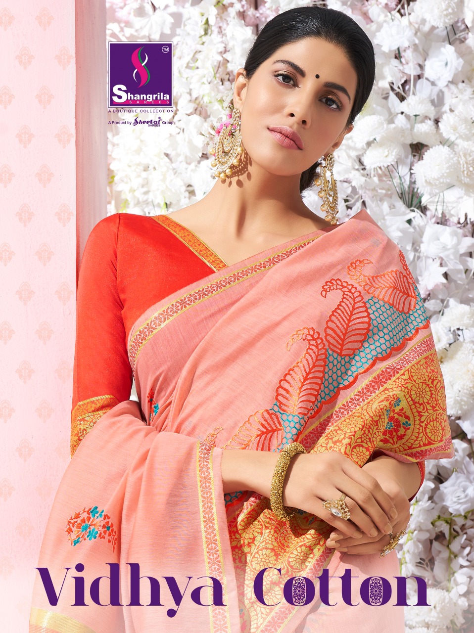 Vidhya Cotton By Shangrila 3171 Series Rech Weaving Silk Saree Catlog Wholesale Dealer And Supplier ...