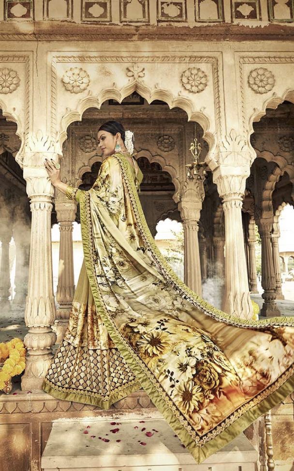 Autograph Vol 1 By Kalista 97601 Series Fancy Pure Digital Printed Saree Collection Wholesaler Surat