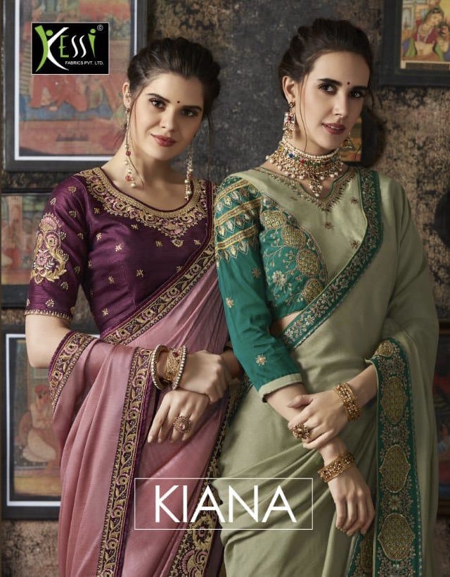 Kiana By Kessi 9501 Series Fancy Designer Party Wear Saree Collection Wholesaler Surat