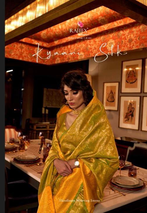 Kyaani Silk Series 144001 To 144006 By Raj Tex Manufacturer Traders Surat Gujrat