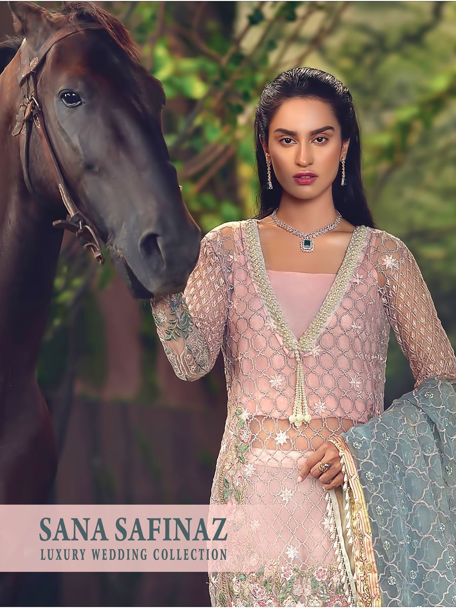 Sana Safinaz Luxury Wedding Collection By Shree Fabs 5031 Series Fancy Party Wear Salwar Kameez Catl...