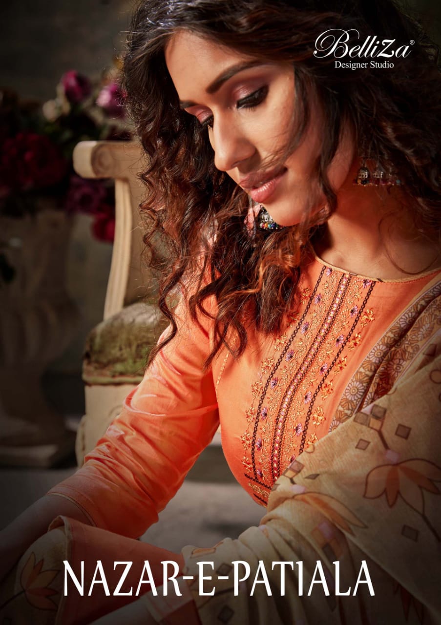 Nazar E Patiala Vol 4 By Belliza Designer Studio Singles Available Manufacturer Traders Surat Gujara...