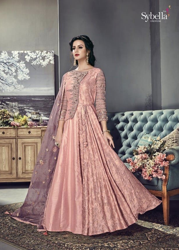 Royal Highness By Sybella 701 Series Designer Anarkali Party Wear Gown Suit Collection Wholesaler Su...