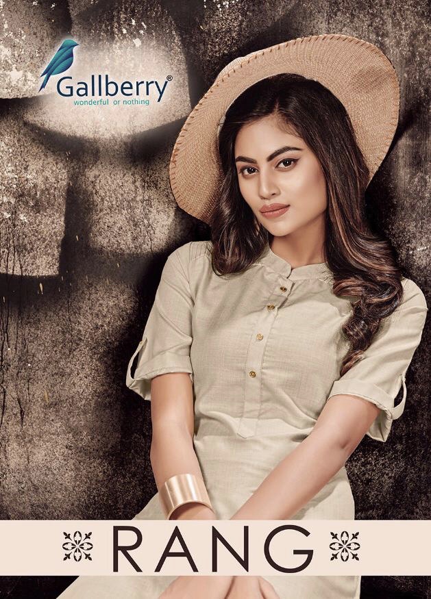 Rang By Gallaberry 001 Series Fancy Ruby Cotton Kurti Collection Wholesaler Surat