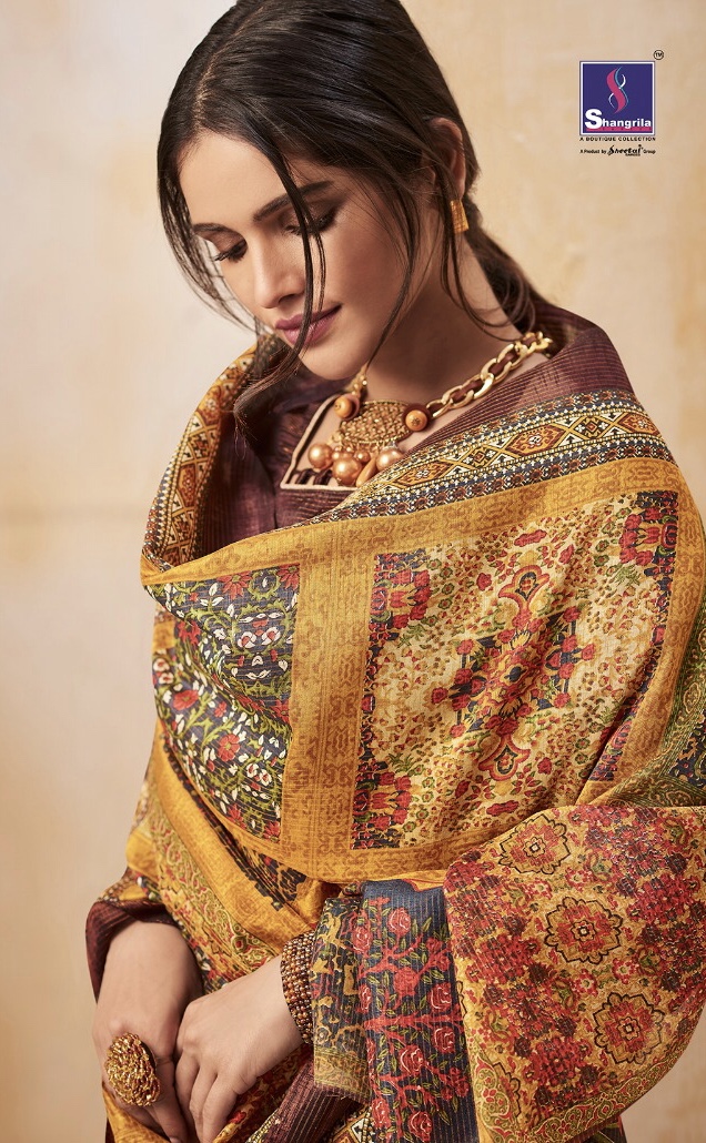 Shangrila Asopalav Zari 2811 Series Cotton Zari Printed Saree Catlogue Wholesale Dealer Surat