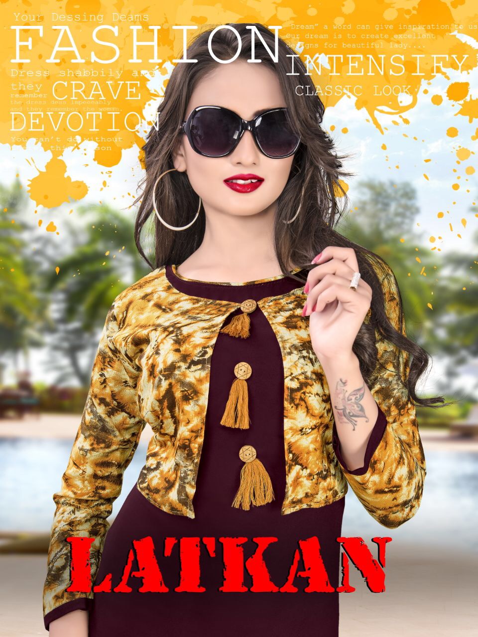 Af Latkan 1001 Series Fancy Printed Reyon Kurti Catlog Dealer Surat Wholesaler