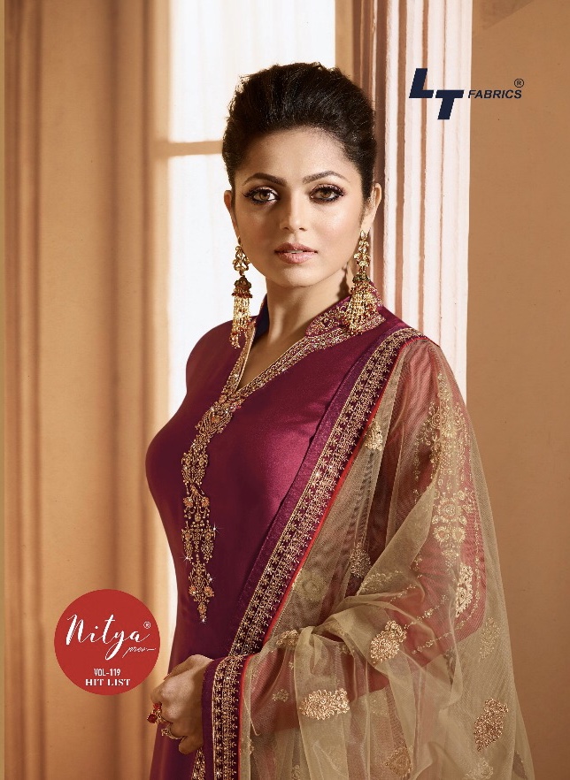Lt Nitya Vol 119 Hit List 1902 Series Salwar Kameez Catlog Wholesale Dealer Surat