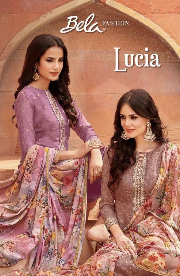 Lucia By Bela 396 Series Fancy Viscose Jaqard Butti Salwar Kameez Catlog Wholesale Dealer Surat