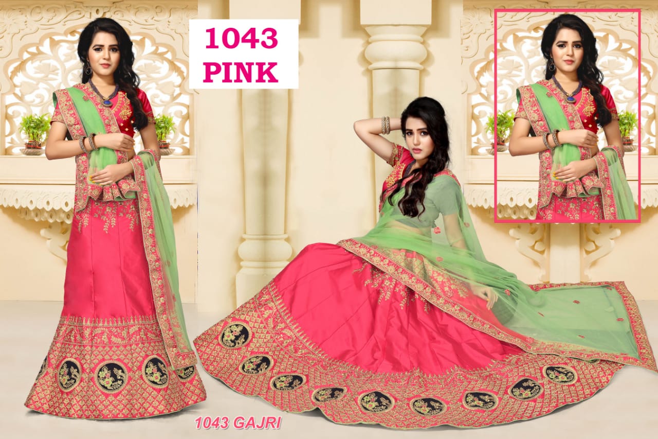 1043 Series Deaigner Party Wear Lehenga Choli Wholesaler And Supplier  Surat