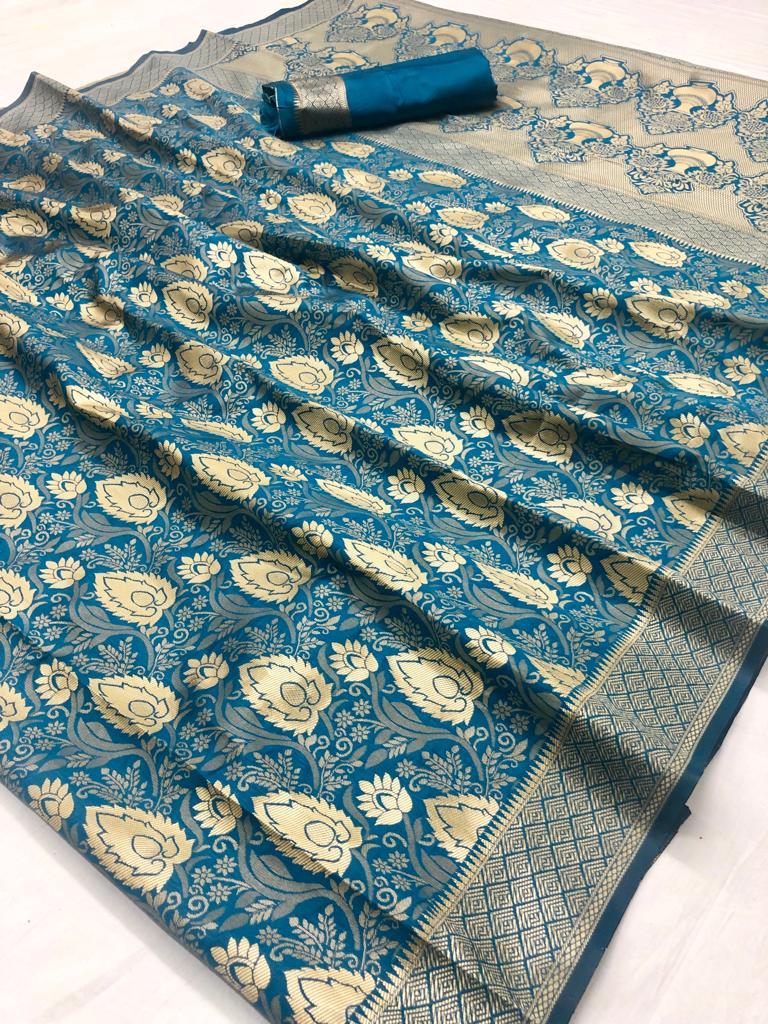 Raag Silk Fancy Designer Silk Party Wear Saree Collection Wholesaler Surat