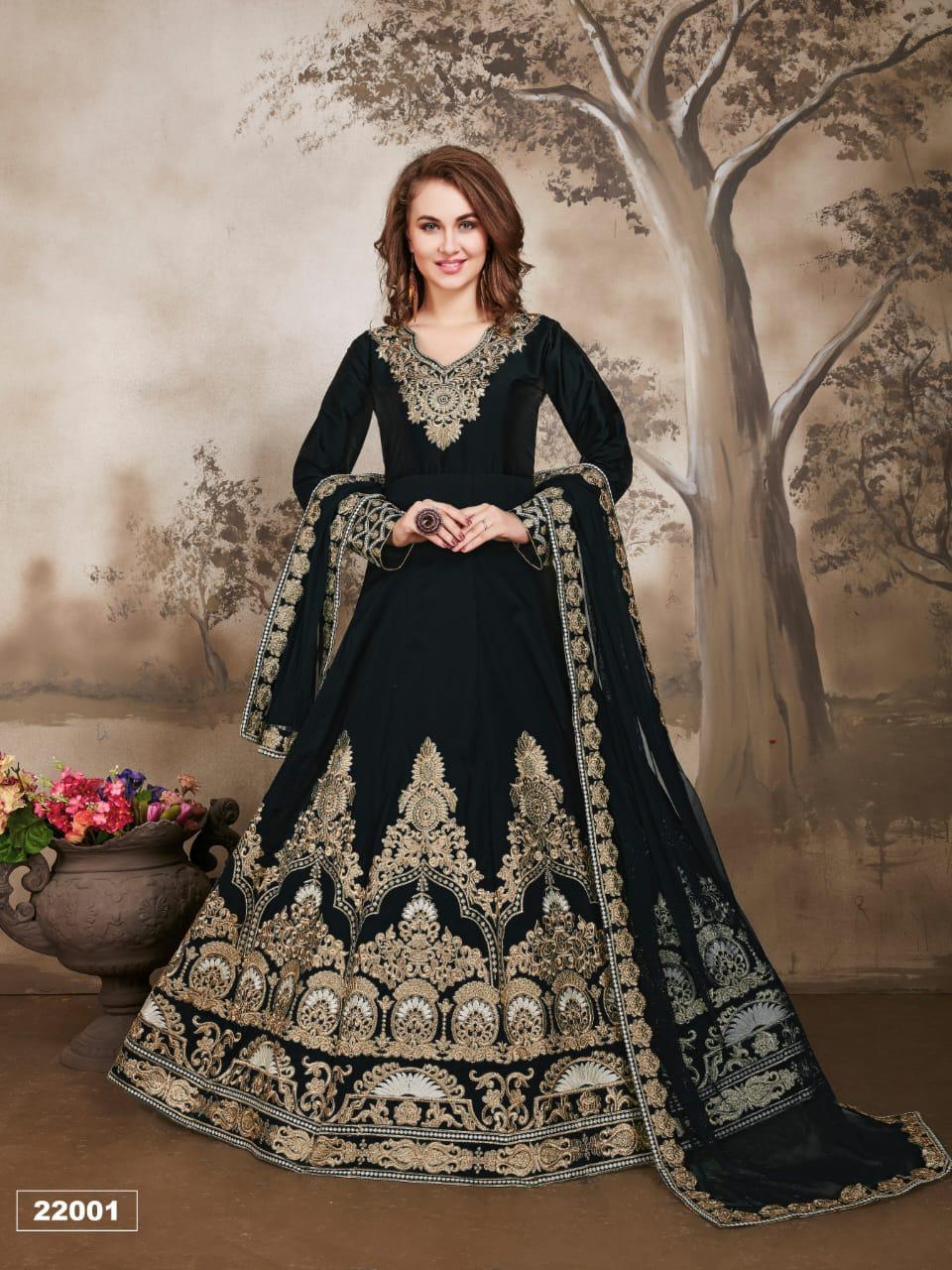 Aanaya 22000 Series Fancy Party Wear Gown Suit Collection Wholesaler Surat