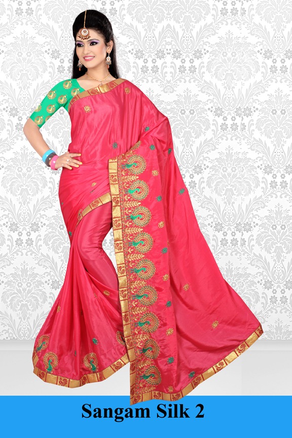 Sangam Silk 2 By Right One Fancy Turkey Saree Catlog Wholesale Dealer Surat