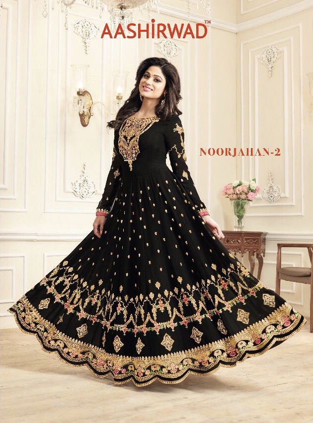 Noorjahan Vol 2 By Aashirwad 8035 Series Designer Party Wear Gown Suit Catlog Wholesale Dealer And S...
