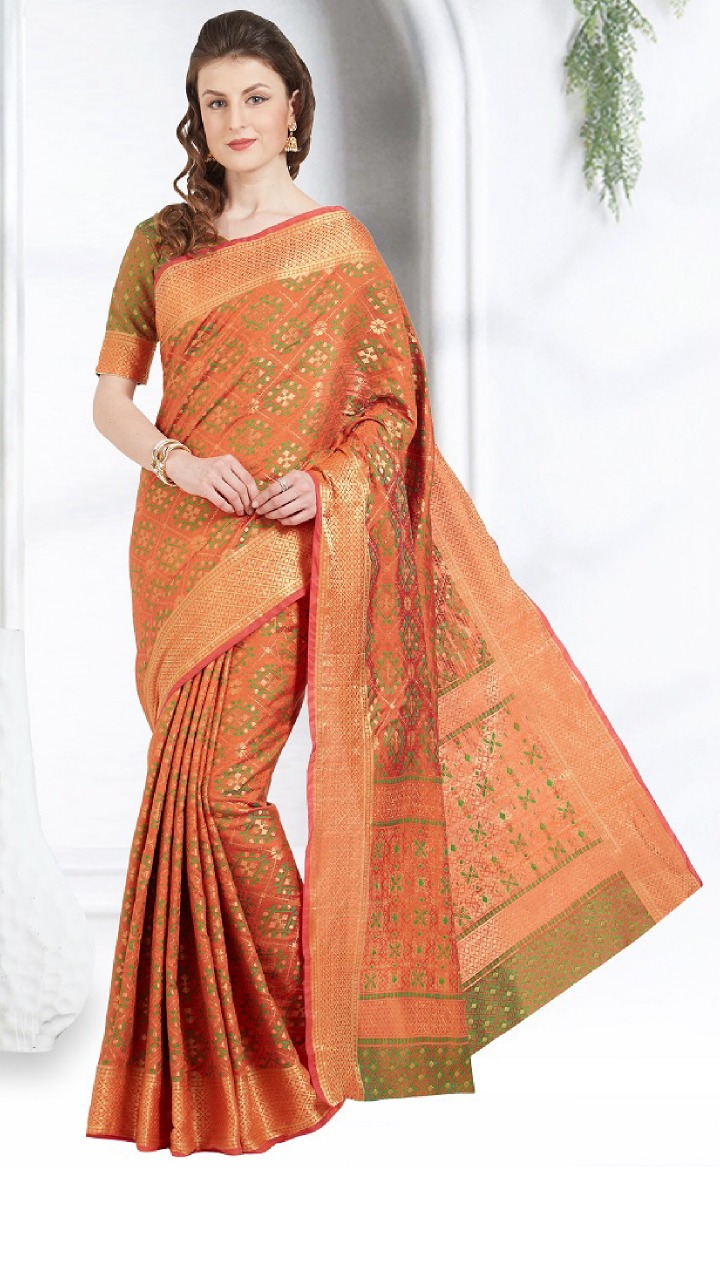 Kessi Aagman 24021 Series Banarsi Silk Saree Catlog Wholesale Dealer And Supplier Surat