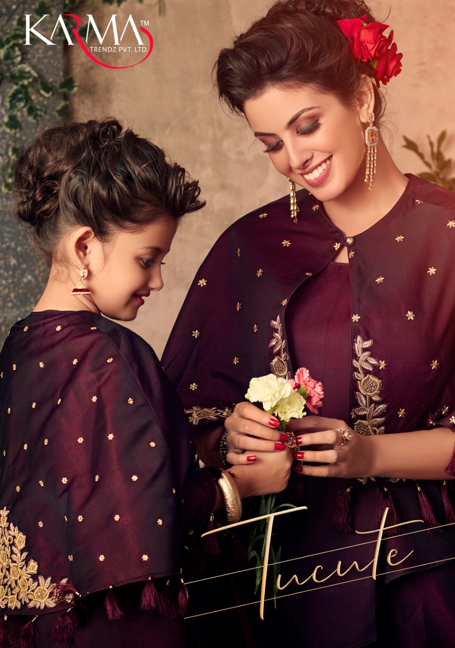 Tucute Vol 18 By Karma Trendz 18000 Series Heavy Fancy Designer Party Wear Mother Doughter Gown Catl...