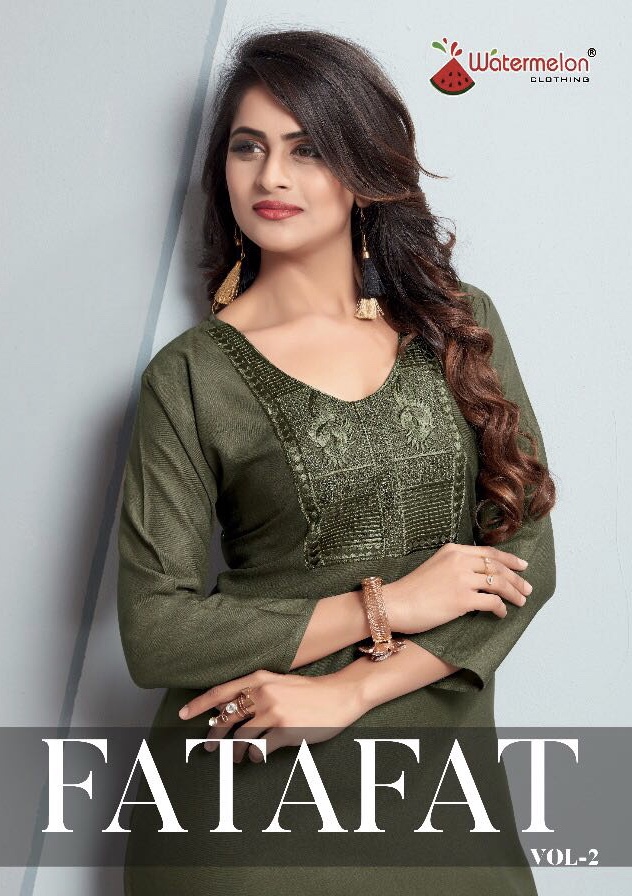 Watermelon Fatafat 2 11 To 20 Series Reyon Kurti Collection