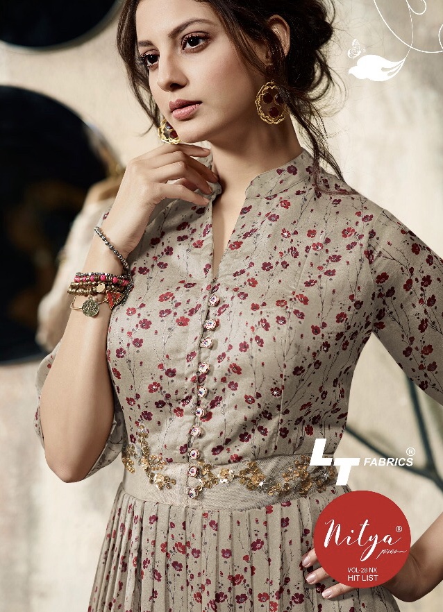 Lt Nitya 28 Hit List 2801 Series Designer Gown Collection Wholesale Dealer And Supplier Surat