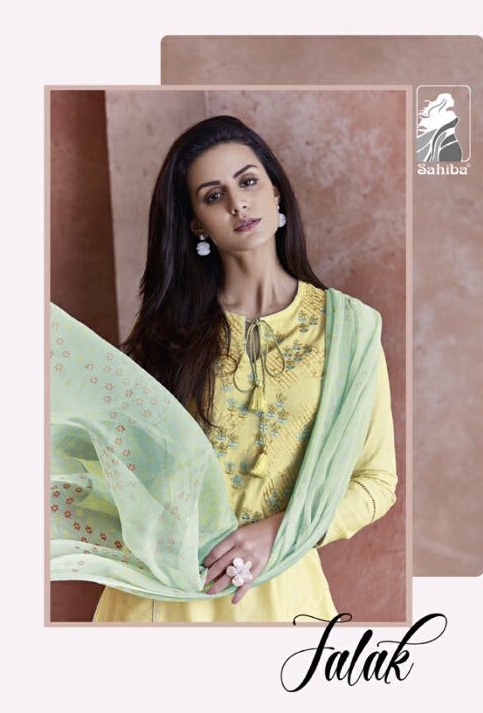 Sahiba Falak Fancy Cotton Slub Digital Printed Salwar Kameez Wholesale Dealer And Supplier Surat