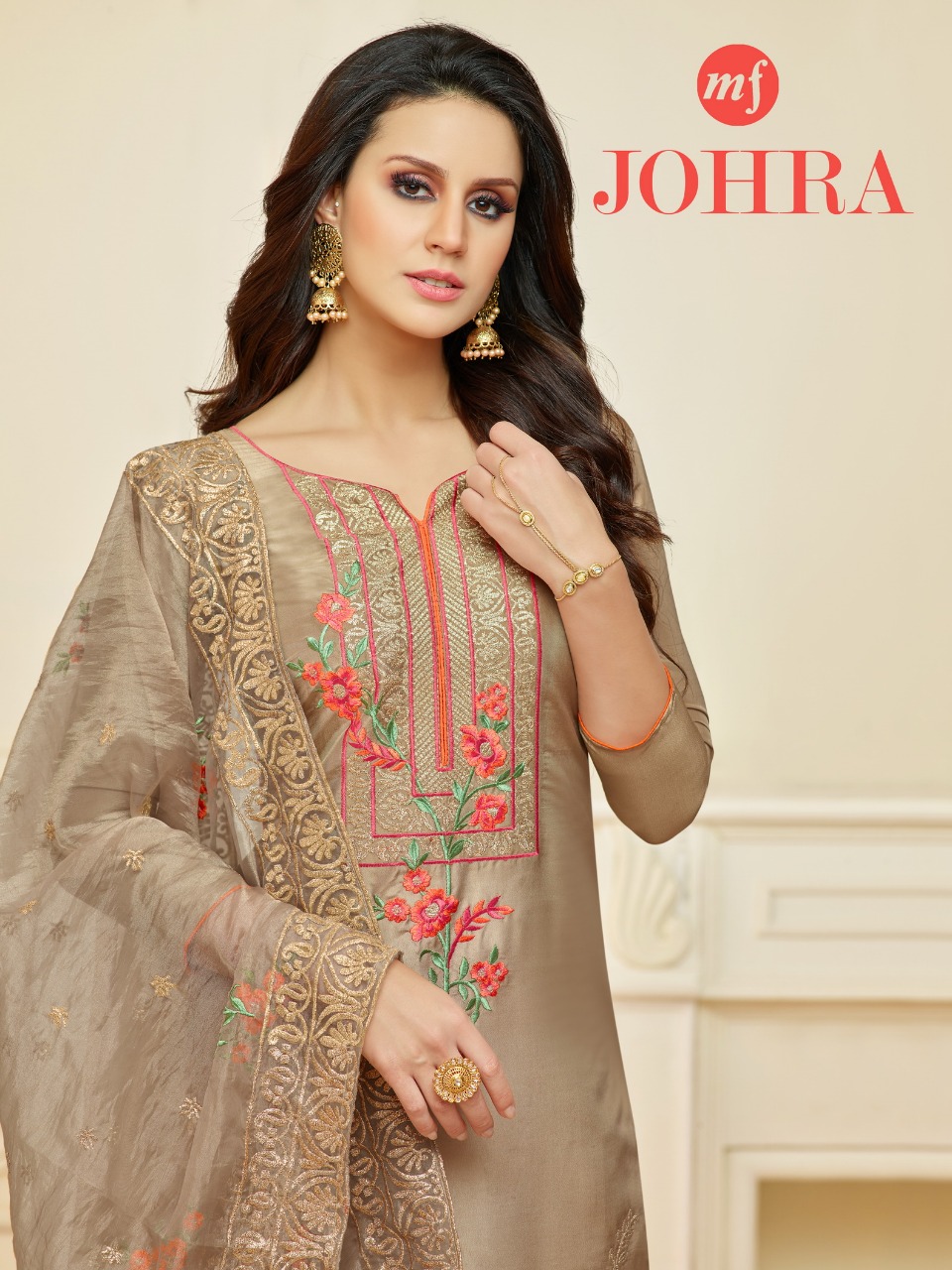 Mahaveer Fashion Mf Johra 59004 Series Pure Upada Silk Salwar Kameez Catlog Wholesale Dealer And Sup...