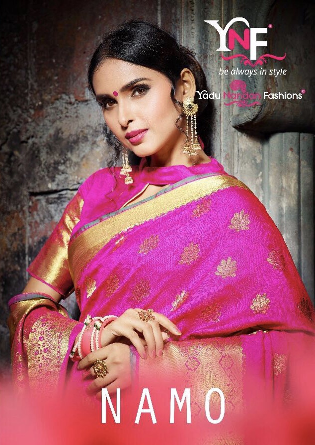 Yadunandan Namo 1001 Series Cotton Silk Sarees Collection