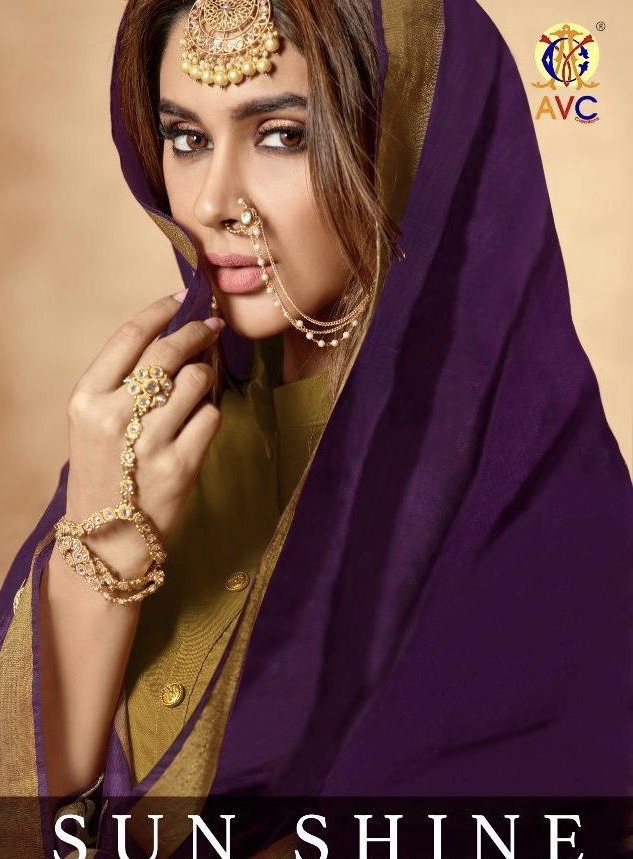 Sun Shine By Avc 1001 Series Fancy Cotton Slub Salwar Kameez Catlog Wholesaler Surat