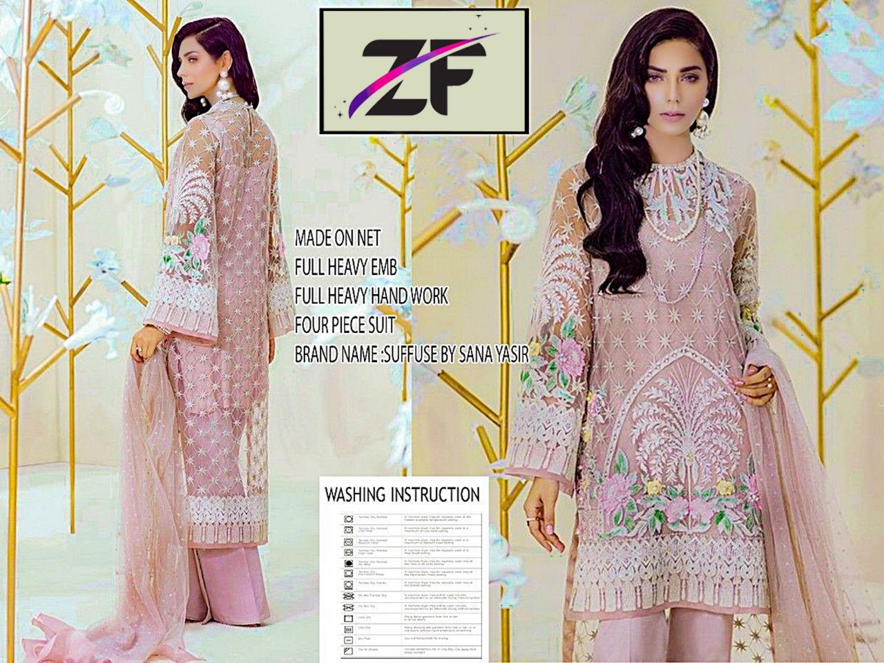 Sanaa By Zf Hit Design Designer Party Wear Pakistani Salwar Kameez