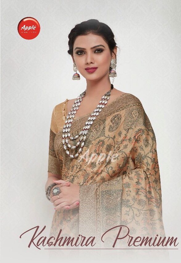 Apple Saree Kashmira Premium 20201 Series Pasmina Silk Digital Print Saree Catlog Wolesale Dealer Su...