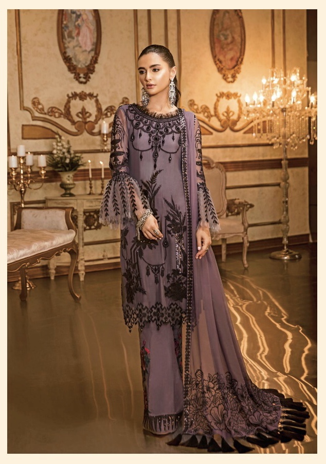 Imorzia Vol 5 By Deepsy 300901 Series Fancy Georgette Embroidery Pakistani Style Suit Collection Who...